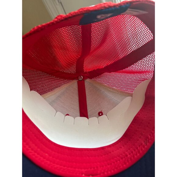 Reebok NFL Patriots Red Mesh Back Football Cap L/XL - Picture 7 of 7